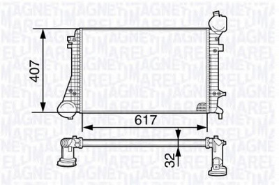 MAGNETI MARELLI 351319202670 -  Интеркулер
